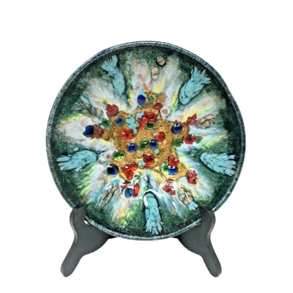 Mesick Studios Covivial Ware Bowl Enamel on Copper